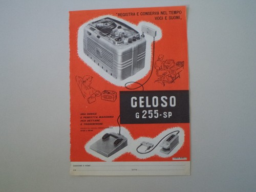 Advertising pubblicità 1958 - pubblicità,