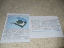 Thorens TD 160 Super Giradischi recensione, 1981, 2 pgs