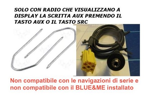 Kit cavo 4mt aux - aux, alfa