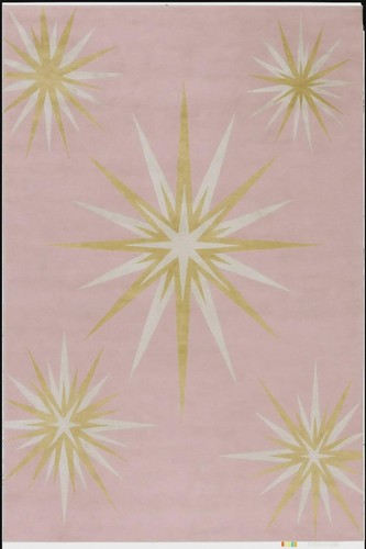 Tappeto starburst oro rosa - starburst,