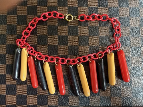 Collana vintage bachelite - vintage, in