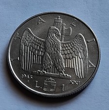 1 Lira Impero 1943 Rara