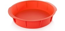 Tescoma Stampo in Silicone per Dolci Torta Tondo 26 cm colore Rosso - Delicia