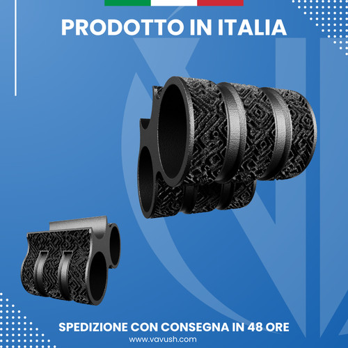 Supporto torcia gomma - in, |