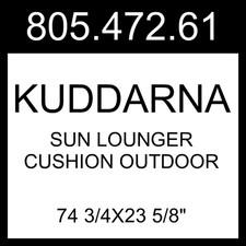 IKEA KUDDARNA Sun Lounger