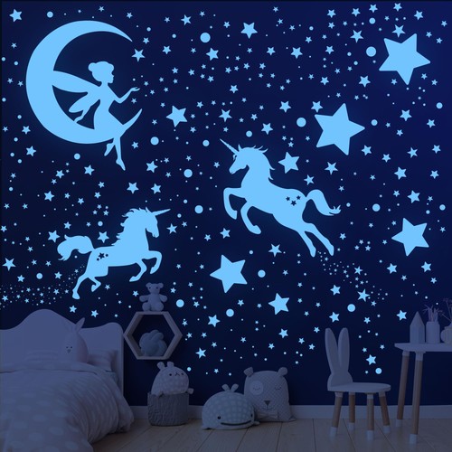 585 pezzi unicorno stelle - 585,