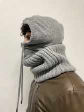 Dolce & Gabbana 2008 Balaclava runway hood scarf wool archive rare vintage