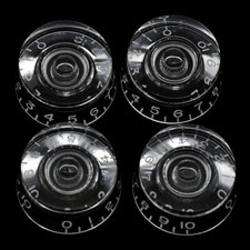 Nuovi 4 Pulsanti Trasparenti Per CTS - Chitarra GIBSON USA Les Paul, SG