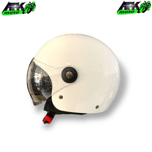 Casco demi jet - casco, lucido
