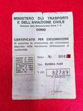 Libretto originale certificato - libretto,