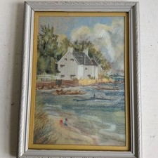 Quadro pastello con cornice