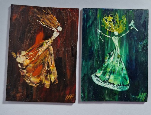 Aceo dipinti olio - aceo,