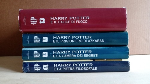 Harry potter primi 4 volumi - -,