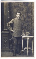 FOTO RITRATTO MILITARE SOLDATO 42° RGT. FANTERIA - COMO - WW1