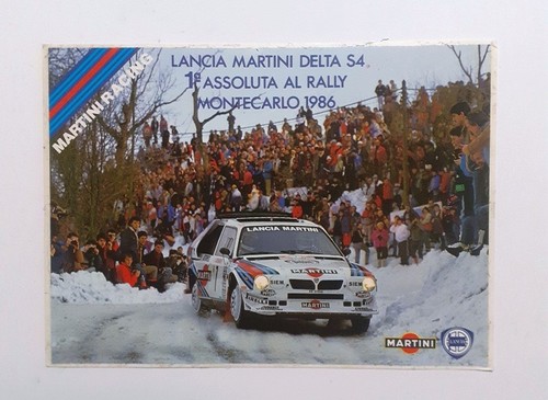 Vecchio adesivo rally lancia - vecchio,