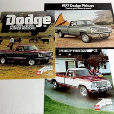 DODGE 1977 & 1978 PICKUPS &