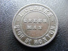 Gettone pub uomo verde T230