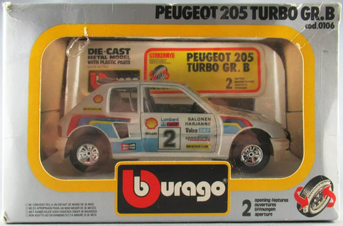 Burago 0106 peugeot 205 - peugeot,