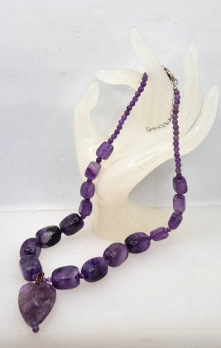Ametista collana con pendente - ametista,