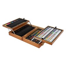 Kit professionale 127 pz disegno artistico valigetta colori per bambini e adulti