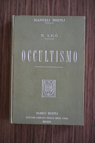 Licò occultismo - n.,
