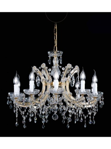 Lampadario classico foglia - lampadario, in