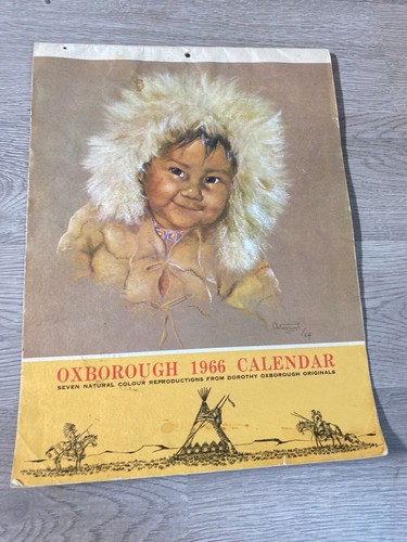 Calendario oxborough 1966 con - calendario,