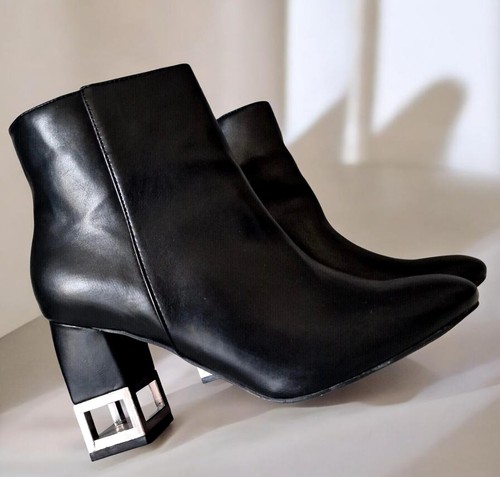 Stivaletti donna neri - tacco, a
