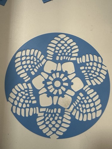 Stencil floreale pattern fiori - floreale,