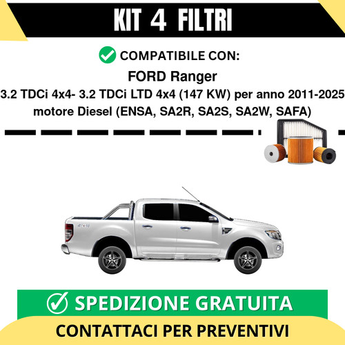 Kit filtri tagliando - 4,