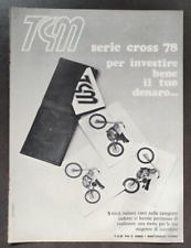 ADVERTISING PUBBLICITA' TGM SERIE CROSS 78 PER INVESTIRE BENE IL TUO DENARO