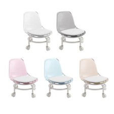 Sgabello basso a rotelle con