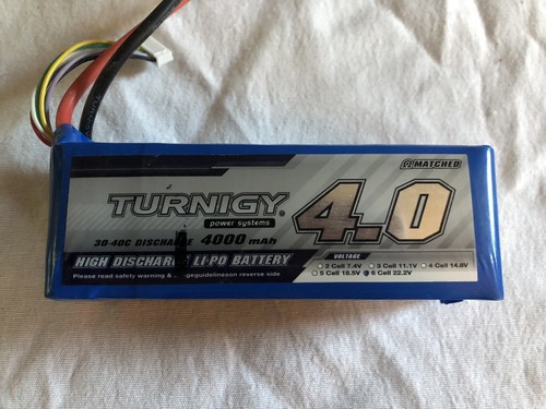 Turnigy 4000mah 2v - turnigy, 22.2v