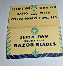 "SUPER THIN"-  Lametta da collezione Hojas de afeitar Vintage Razor blade