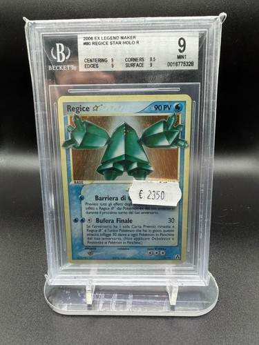 Regice gold star ex - gold, lm