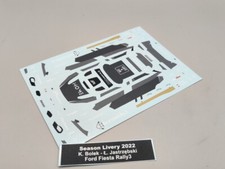 DECALCOMANIE 1/43 FORD FIESTA