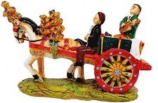 CARRETTO SICILIANO DA PARETE IN CERAMICA VARI FORMATI