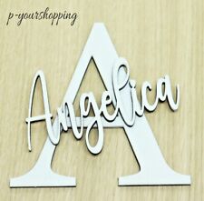 scritte per decorazione muro cameretta nome in legno personalizzato per parete 