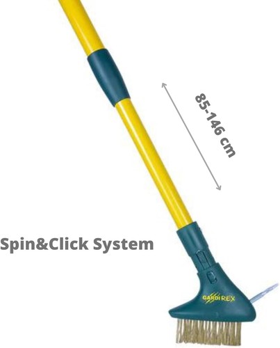 Spazzola telescopica per