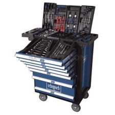 CARRELLO CASSETTIERA CON UTENSILI ATTREZZI OFFICINA 263 PZ SCHEPPACH TW1000
