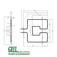 RESISTENZA SUPERIORE FORNO