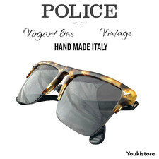 POLICE Vogart line occhiali da sole 1005N 425 RARE VINTAGE 80s HAND MADE ITALY