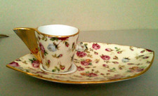 Tazza e piatto per caffe.  Ginori.  Made in Italia.