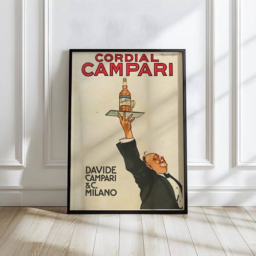 Cordial campari poster vintage - cordial,