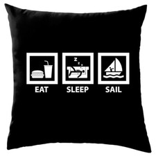 Eat Sleep Vela - Cuscino -