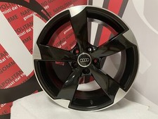 4 Cerchi in lega Audi A3 S3 Rs3 8p 8v 8y 17 pollici rotor nero lucido