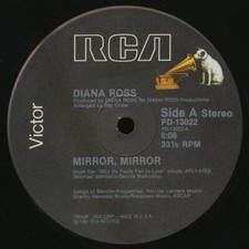 Diana Ross - Mirror Mirror, Vinyl, 12" 33 ⅓ RPM Stereo RCA Victor PD-13022 1981