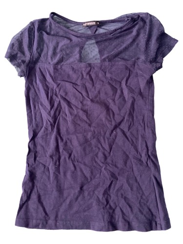 Shirt donna terranova viola - t-shirt,