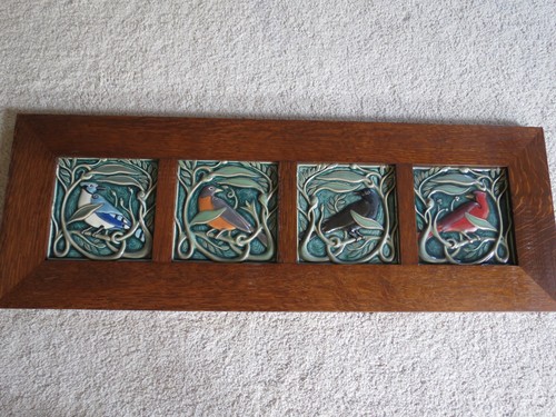 Set piastrelle uccellino con - set, 4