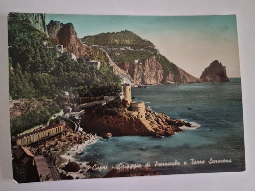 Cartolina capri spiaggia - cartolina,